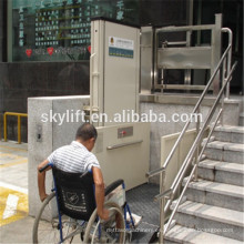 Elevador de sillas de ruedas hidráulico eléctrico para personas discapacitadas